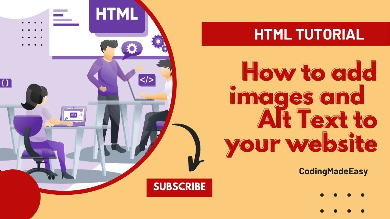 Add Image To Website using HTML | HTML Complete Tutorial | HTML Basics | Image in HTML #coding