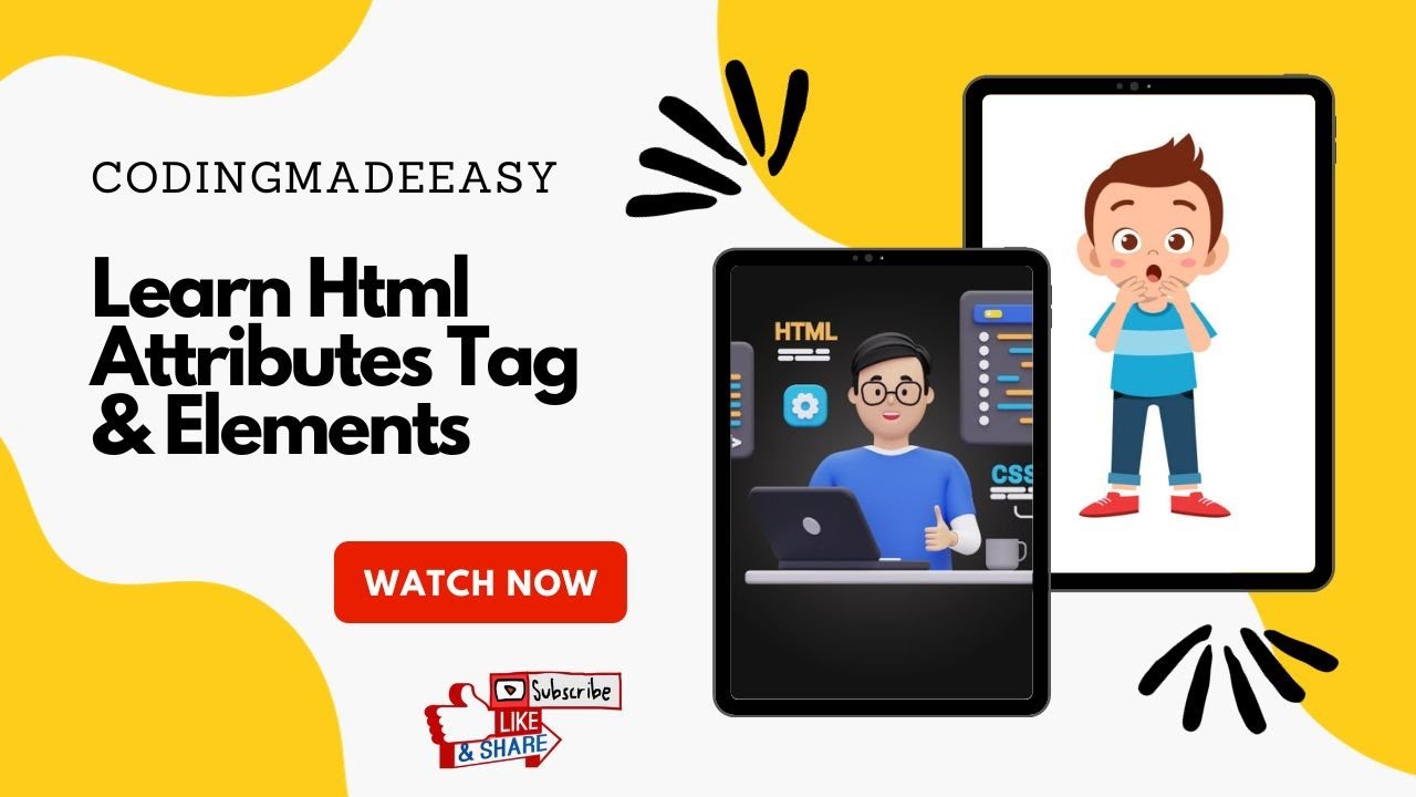 HTML Attributes Tags | Add Image to Website | Website Developemnt | HTML5 | HTML Tutorial #coding
