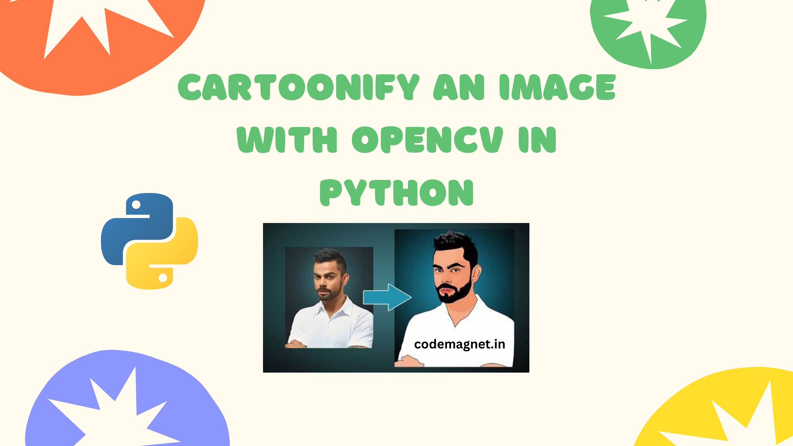 Cartoonify an Image with OpenCV in Python