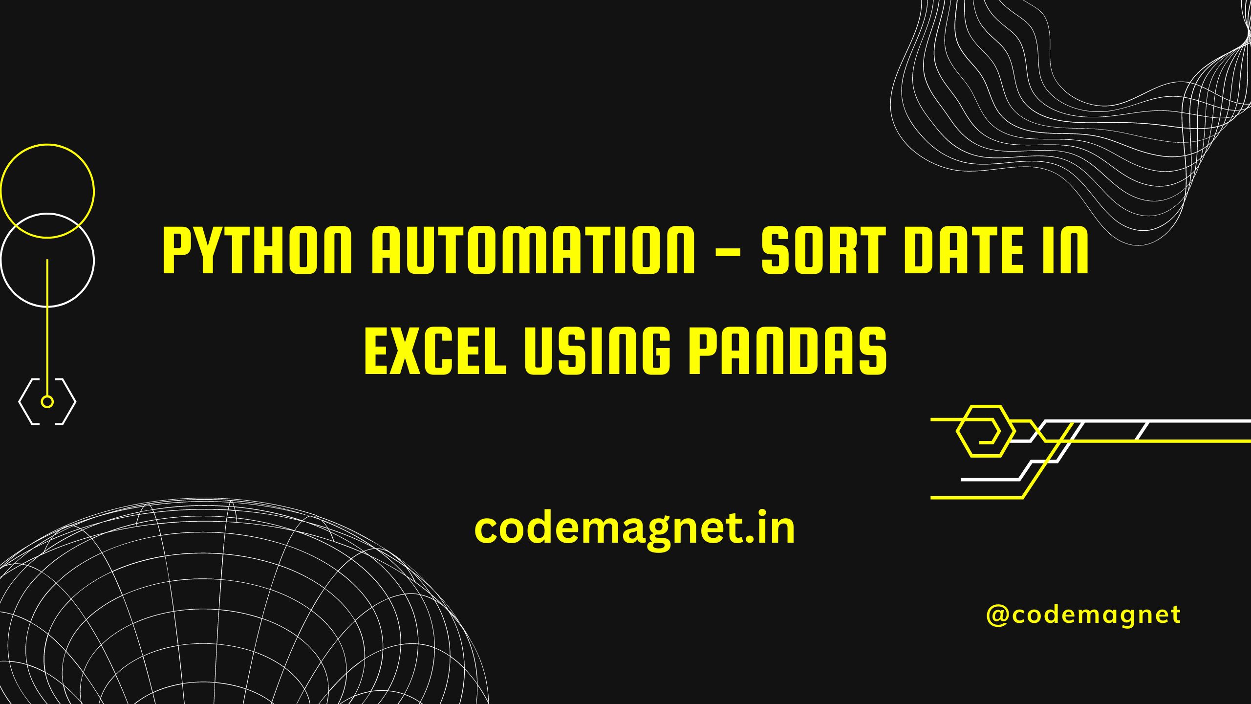 Python Automation – Sort Date in Excel using Pandas